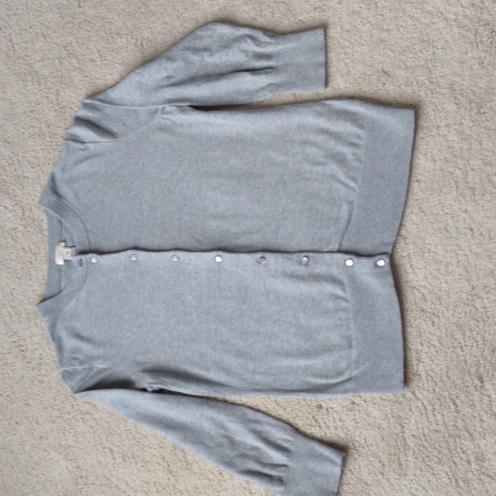 J Crew womans cardigan.  3/4 length sleeves